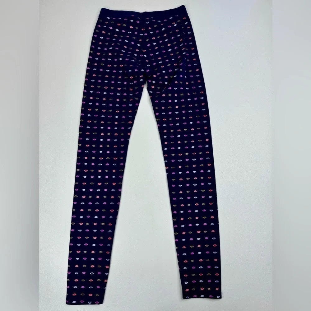 J. Crew Crewcuts Lips Print Leggings Girls Size 14
